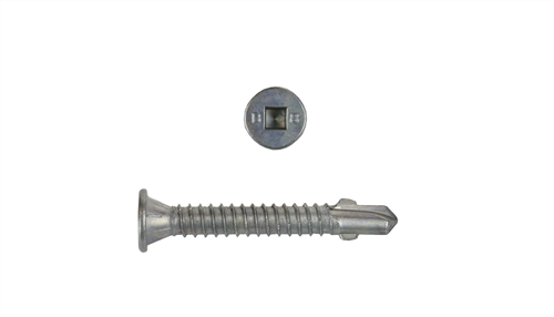 SCREWS WING DRILLER SQ DRV CSK B8 10G x 45mm PK500