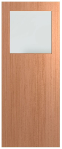 HUME DOOR XF1 GLASS OPENING (SPM) MAPLE (STAIN GRADE) HONEYCOMB CORE ⅓ GLAZED TRANSLUCENT