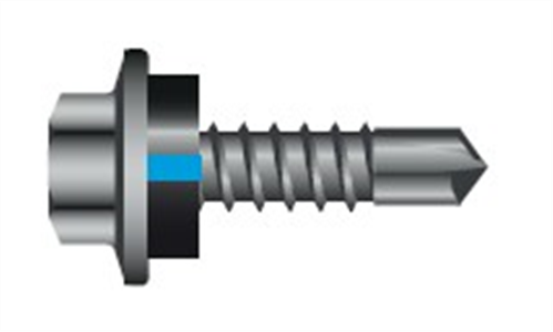 SCREWS HEX SELF DRILLER B8 (CAT 5) WITH SEAL