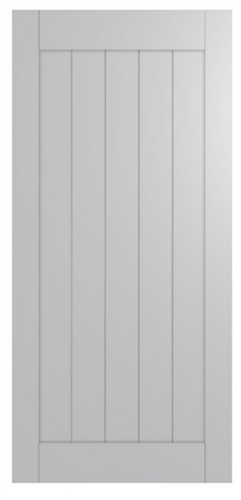 HUME DOOR BARN FBDU1 FRONTIER ULTIMATE, SOLID INFILL CORE, PRIMED MDF