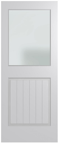 HUME DOOR XF8 - ½ GLASS DuraXP (TEMPERED HARDBOARD) HMR MDF (DB) CORE