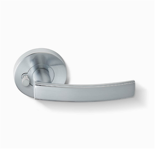 LEVER SET PRIVACY (DELF) LIERA SATIN CHROME
