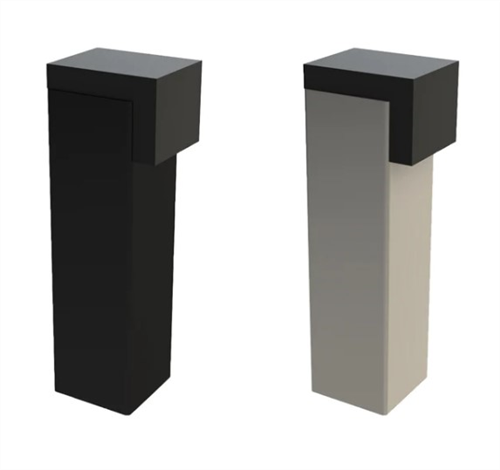 DOOR STOP WALL or DOOR MOUNT SQUARE (BULLET) 20 x 75mm #50014