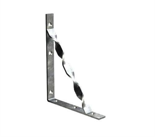 BRACKET ANGLE HEAVY DUTY STAYED GALVANISED