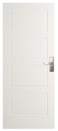 CORINTHIAN DOOR BUSHFIRE PBUSH 4 PRIMED (BAL) 2040 x 820 x 42mm