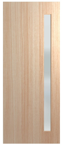 HUME DOOR XN1 NEWINGTON (HMR MDF CORE) BLACKBUTT VENEER GLAZED TRANSLUCENT