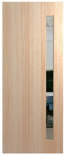 HUME DOOR XN1 NEWINGTON (HMR MDF CORE) BLACKBUTT VENEER GLAZED CLEAR