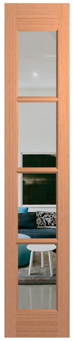 HUME SIDELITE JST12 JOINERY (SPM) MAPLE (STAIN GRADE) GLAZED CLEAR 2040 x 400 x 40mm