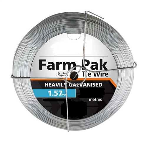 WIRE (TIE) HEAVY GALVANISED (FARM) with EASY DISPENSER 1.57mm x 500M