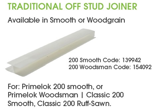 WTEX OFF STUD JOINER WOODSMAN/WOODGRAIN EACH - 200mm