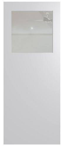 HUME DOOR XF1 EXTERNAL SOLICORE SCX1 DURACOTE (TEMPERED HARDBOARD) GLAZED CLEAR