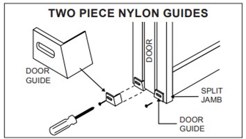 HUME DOOR EXTRA - EVOLUTION CAVITY UNIT - NYLON DOOR/FLOOR GUIDES