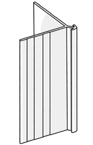 HARDIE™ FINE TEXTURE/BRUSHED CONCRETE  CLADDING ALUM. EXTERNAL SLIMLINE CORNER 9 x 3000mm