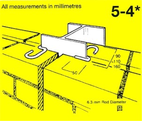 M.E.T. 5-4 COLUMN EXPANSION TIE/CLIP