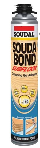 SOUDAL SOUDABOND SUBFLOOR ADHESIVE (SCREW TOP for GUN) 836ml