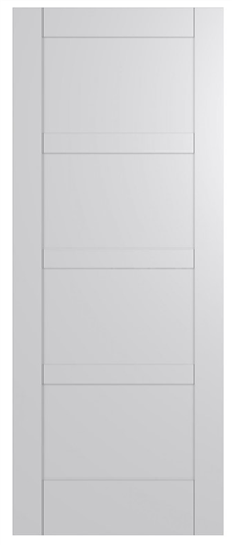 HUME SMARTROBE DOOR ONLY with WHEEL ASSEMBLY, HAM4 HAMPTON (MDF INFILL) PRIMED INTERNAL