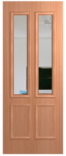 HUME DOOR BFR12 BUSH FIRE RESISTANT (BAL19&29) SPM VENEER (STAIN GRADE) GLAZED 6mm CLEAR