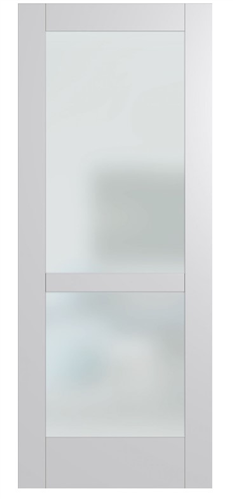 HUME DOOR HAM2 HAMPTON PRIMED INTERNAL GLAZED TRANSLUCENT