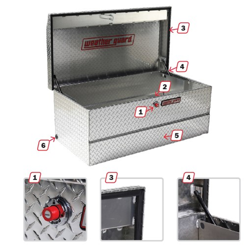 UTE BOX, CHEST, ALUMINIUM ARMOR TUF