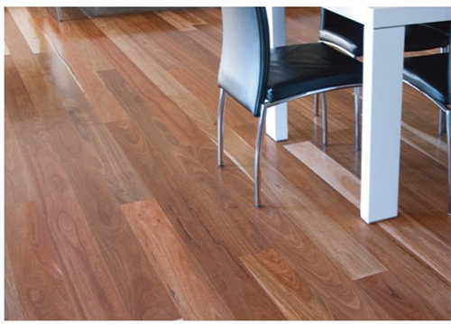 FLOORING SPOTTED GUM NSW T&G 86 x 12mm OVERLAY SOLID SECRET NAIL PROFILE RANDOM SHORT LENGTHS up to 2.7M