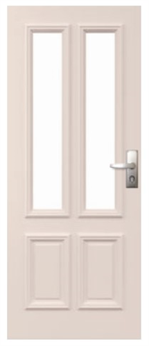 CORINTHIAN DOOR CLASSIC PCL 4G  EXTERNAL MDF CORE PRIMED GLAZED OBSCURE