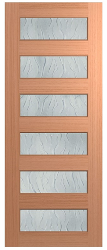 HUME DOOR XS26 SAVOY JOINERY (SPM) MAPLE (STAIN GRADE) GLAZED AFRICANA