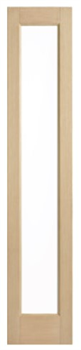 CORINTHIAN SIDELIGHT BLONDE OAK AWOSL 21 JOINERY STILE & RAIL GLAZED TRANSLUCENT