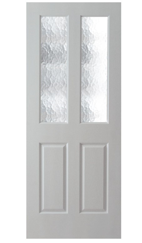 HUME DOOR OAK-G OAKFIELD INTERNAL MOULDED PANEL WOODGRAIN HOLLOW CORE GLAZED CATHEDRAL 2040 x 870 x 35mm