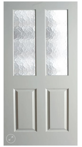 HUME DOOR ASC-G ASCOT INTERNAL MOULDED PANEL SMOOTH HOLLOW CORE GLAZED CATHEDRAL 2040 x 870 x 35mm