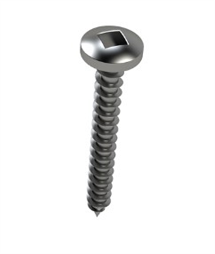 SCREWS SELF TAPPER SS #304 SQ. DRV. PAN HEAD 12g x 50mm PK4