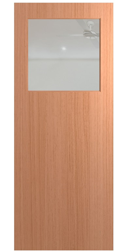 HUME DOOR XF1 GLASS OPENING (SPM) MAPLE (STAIN GRADE) HONEYCOMB CORE ⅓ GLAZED CLEAR