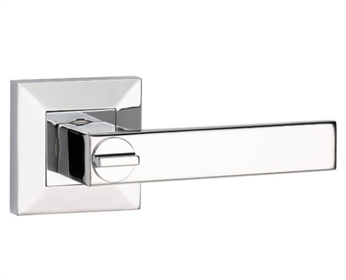 LEMAAR CALIDA LEVER 63mm SQUARE ROSE PRIVACY SET