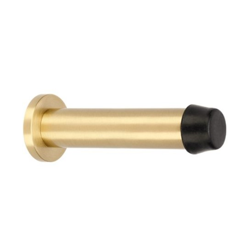 ZANDA DOOR STOP, CONCEALED FIX, SKIRTING MOUNT, SOLID BRASS,