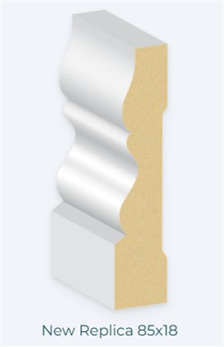 MDF PRIMED SKIRTING/ARCHITRAVE, NEW REPLICA