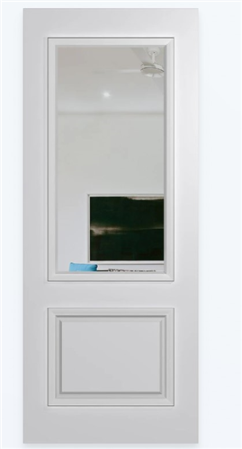 HUME DOOR XVP22 VAUCLUSE PREMIER (HMR MDF CORE) DURACOTE (TEMPERED HARDBOARD) GLAZED LOW E