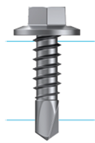 BREMICK METAL HEX SELF DRILLER SCREW