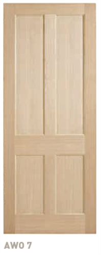 CORINTHIAN DOOR BLONDE OAK AWO 7 AMERICAN WHITE OAK