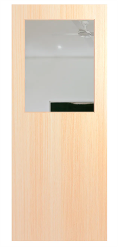 HUME DOOR XF3 - ½ GLASS PAINT GRADE PLY GLAZED TRANSLUCENT