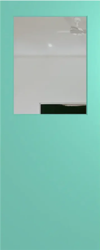 HUME DOOR XF3 - ½ GLASS DURACOTE (TEMPERED HARDBOARD) SOLICORE GLAZED TRANSLUCENT