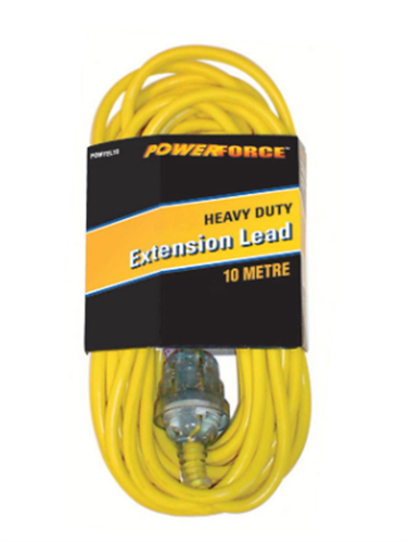 EXTENSION LEAD 10AMP PLUG HEAVY DUTY PVC CABLE
