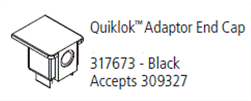 QUIKLOK™ FENCING ADAPTOR END CAP