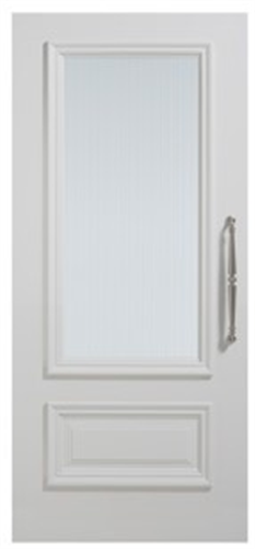 CORINTHIAN DOOR PENINSULA PPEN 2G, PRIMED MDF SKIN, SOLID MDF CORE, HARDWOOD MOULDINGS