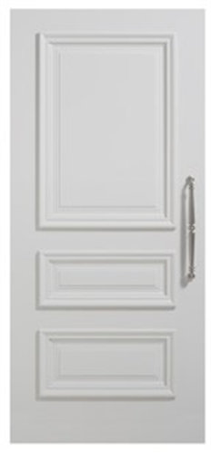 CORINTHIAN DOOR PENINSULA PPEN 3, PRIMED MDF SKIN, SOLID MDF CORE, HARDWOOD MOULDINGS