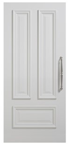 CORINTHIAN DOOR PENINSULA PPEN 4, PRIMED MDF SKIN, SOLID MDF CORE, HARDWOOD MOULDINGS