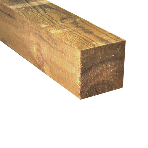 HARDWOOD POST GREEN SAWN 125 x 125mm x 6.0M