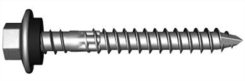 SCREWS ROOF ZIP HEX CL4 12g x 50mm with SEAL BX250