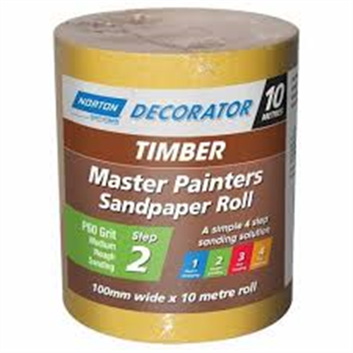 SANDPAPER ROLL P80 100mm x 10m