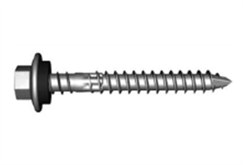 SCREW ROOF ZIP HEX HEAD CL4 M6 X 50mm SDS PK100