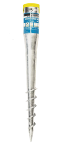 GROUND SCREW, MULTI PURPOSE, GALVANISED, 25 - 67 x 580mm