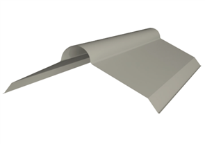 FLASHING - ROLL TOP RIDGE (STD)